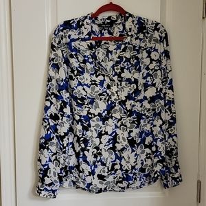 Nine West blouse xl work wear long sleeve